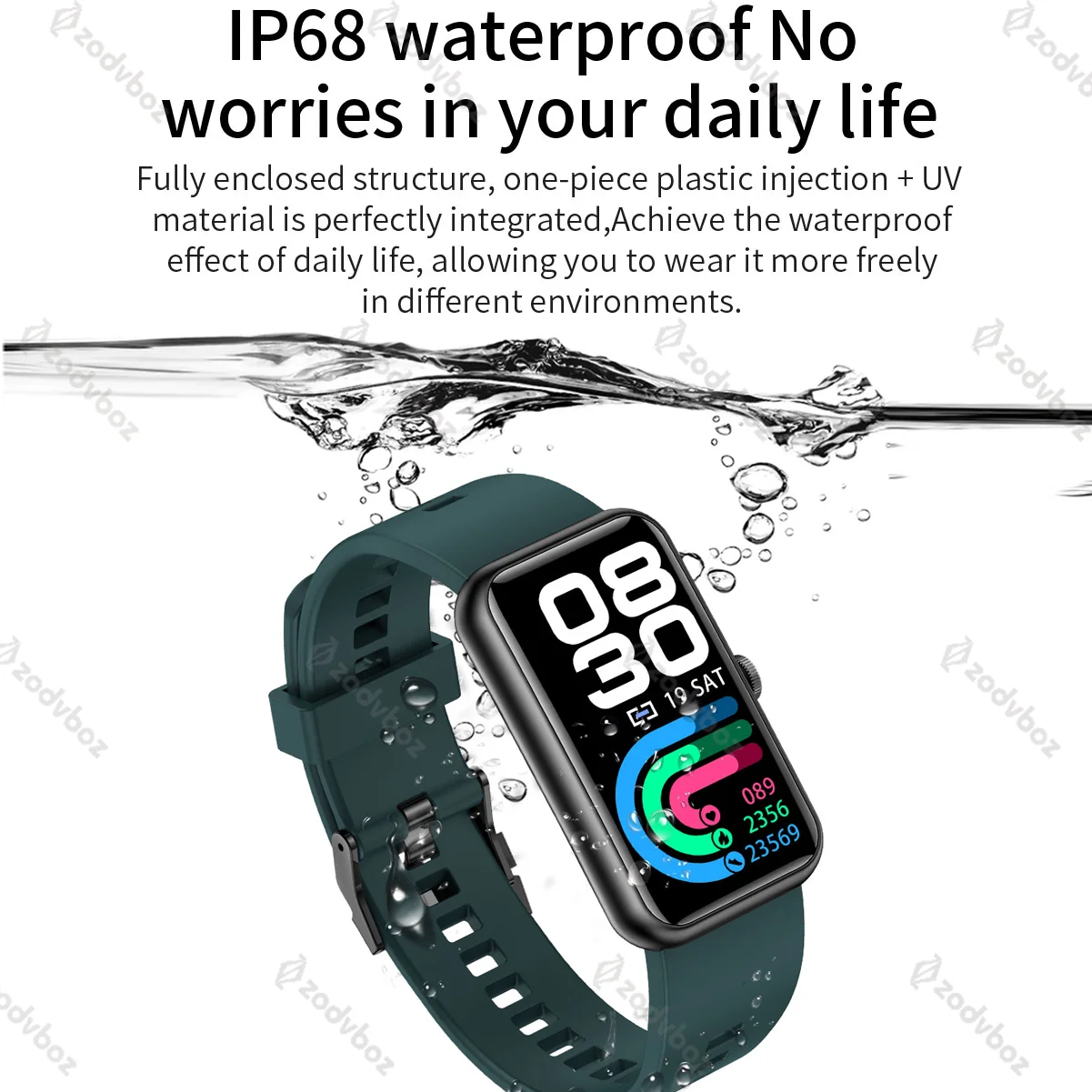2021 fashion women watches smart bracelet men pedometer watches blood pressure blood oxygen ladies smartwatch for huawei xiaomi free global shipping