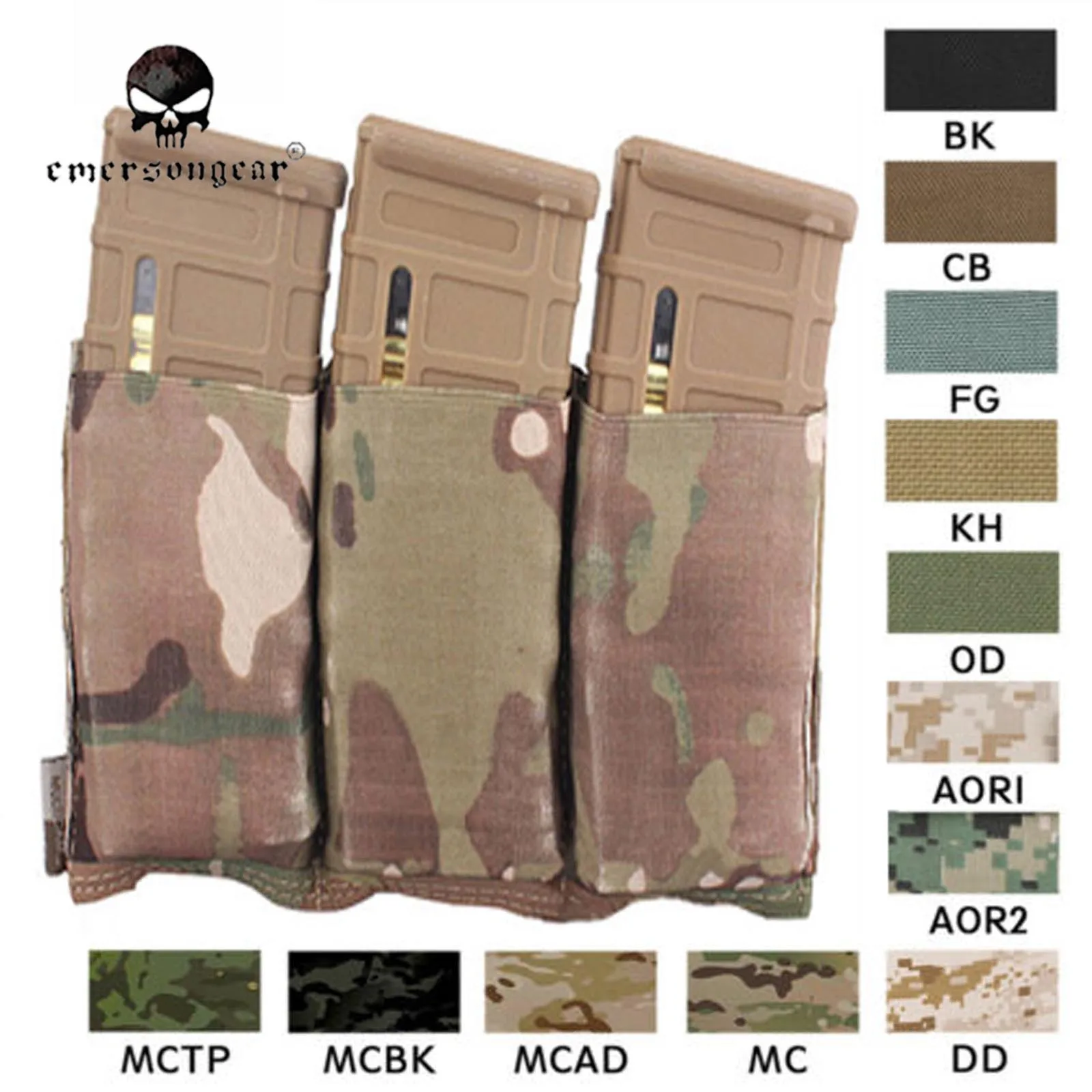 Сумка Emersongear Triple M4 быстрая женская сумка для страйкбола EM2388|magazine molle|m4 pouchm4 pouch magazine