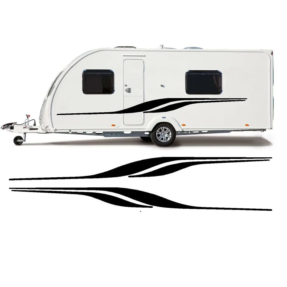 Дом на колесах/Караван винил графика комплект наклейки в полоску # 17XL быстро