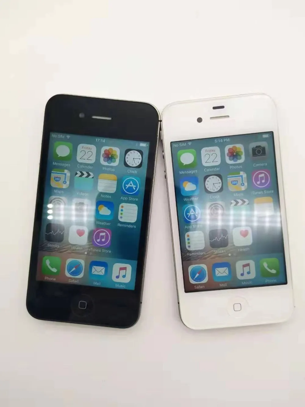 iPhone 4S разблокированный мобильный телефон двухъядерный WCDMA 3g wifi gps 8MP камера apple сотовый телефон Восстановленный