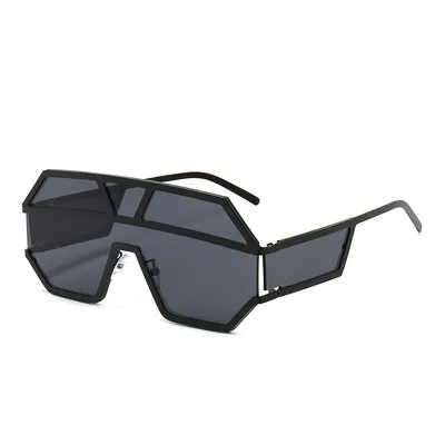 

Trend Conjoined Sunglasses For Couple Personalized Sunglasses Fashion Big Frame Anchor New Style Colorful European And American