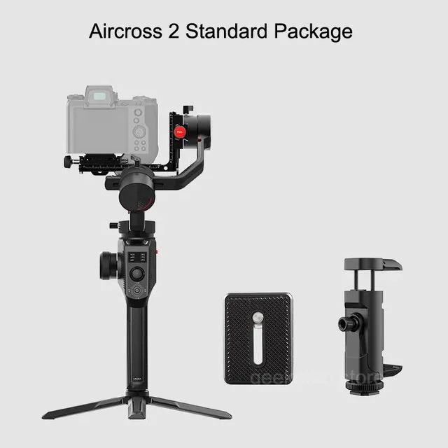 Aircross 2 standard Moza Aircross 2 3-осевой ручной шарнирный стабилизатор для камеры штатив «стедикам» Для беззеркальных камер sony a6300 Pana GH5 однообъективной зеркальной камеры Canon EOS Pk ZhiyunCrane - Цвет: Aircross 2 standard