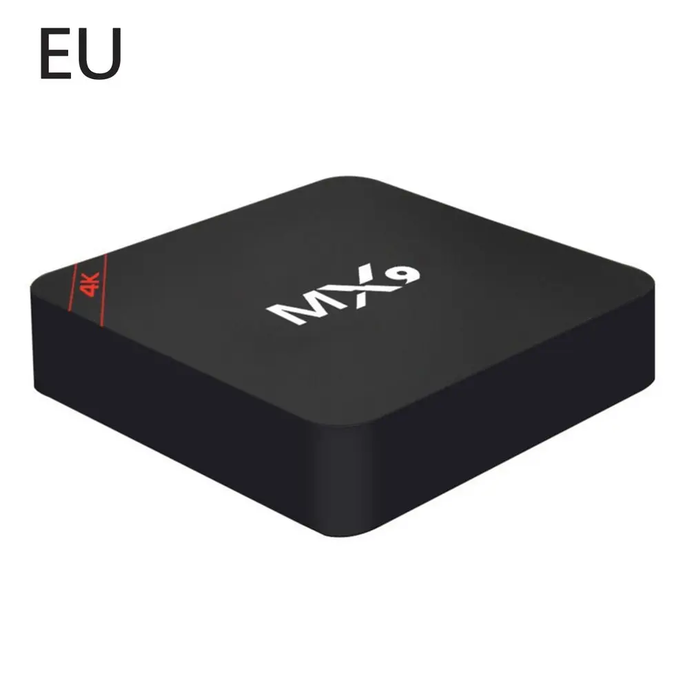 Для MX9 4K четырехъядерный DDR 4 Гб Flash 64G Android TV BOX HD HDMI USD слот WiFi телеприставка