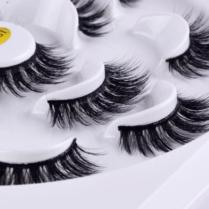 Инструменты для макияжа глаз высокого качества 7 пар пластина Лотус 3D норковые