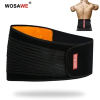 wosawe motorcycle waist protection lumbar guards belt heavy weight lifting work lower brace strap bodybuilding back support