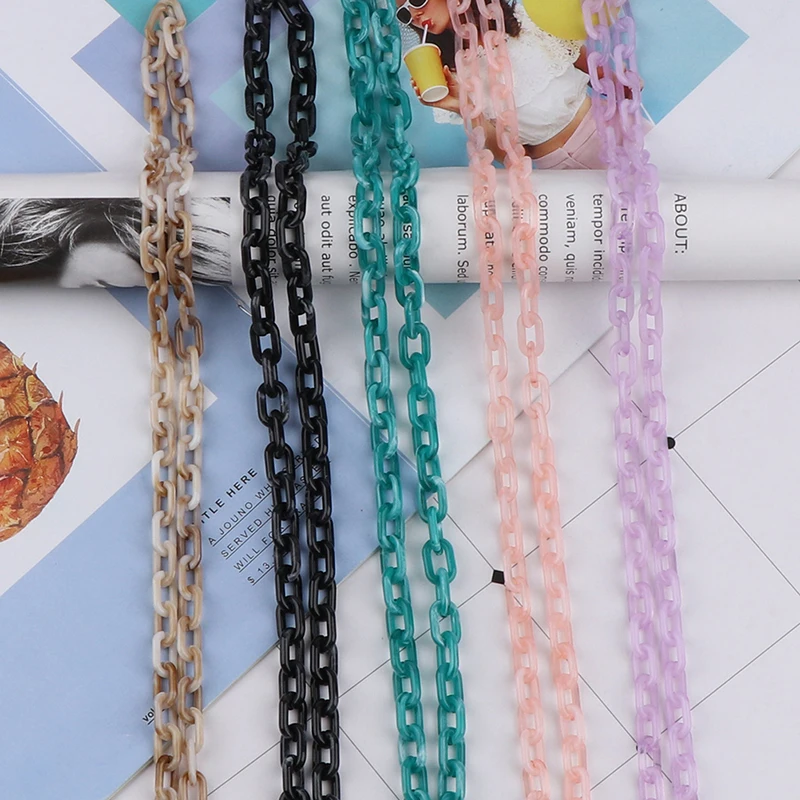 

Fashion Acrylic Lanyard Sunglasses Chain Anti-slip Traveling Reading Glasses Chains Cord Holder Neck Strap Rope Gift for Women