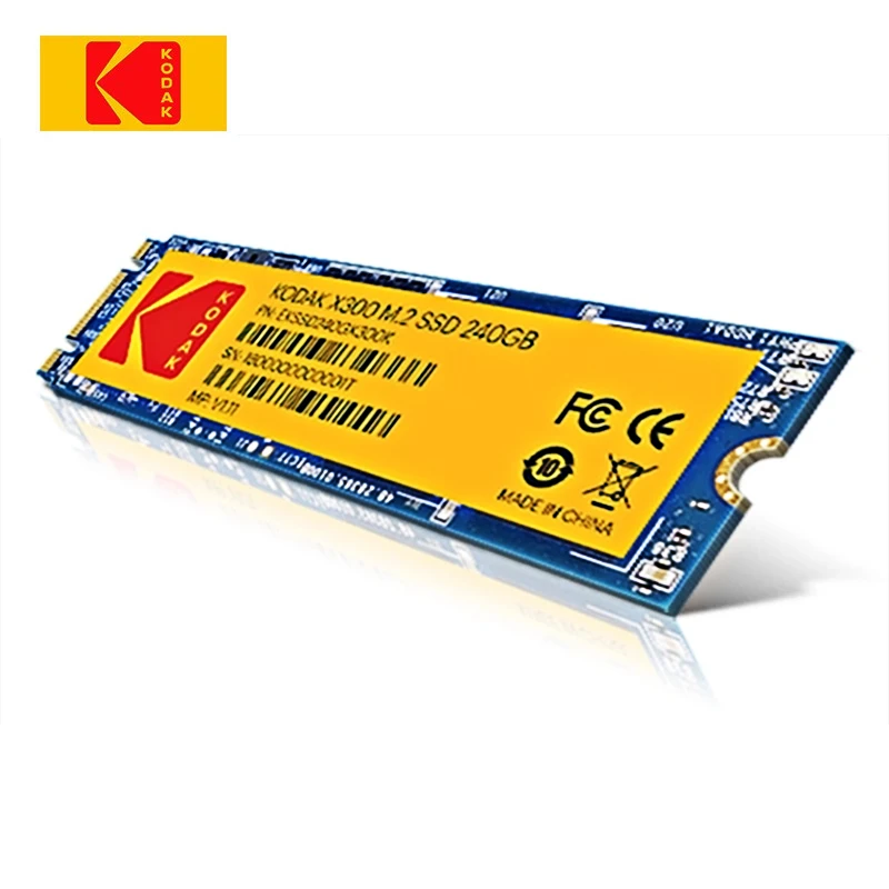 

Твердотельный накопитель Kodak SSD 240 ГБ 480 ГБ 960 ГБ X300 M.2 SSD M2 2280 внутренний жесткий диск HDD для Lenovo Acer Xiaomi ноутбука настольного компьютера