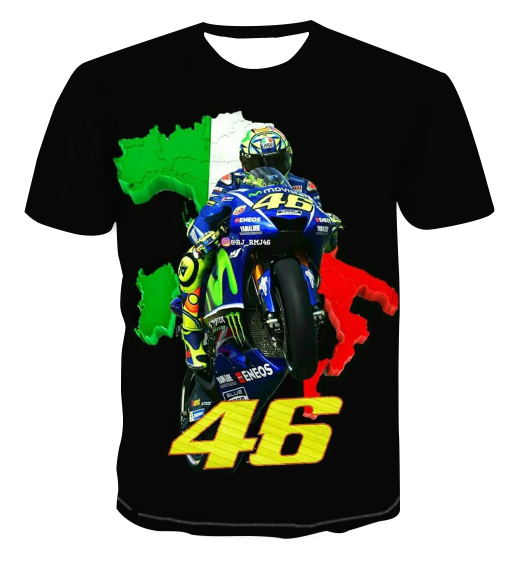 

2020 Fashion Men's 3D T shirt Street Casual Short sleeve 3D Print Motorcycle Pattern Short sleeve Fashion Funny Men's T shirt