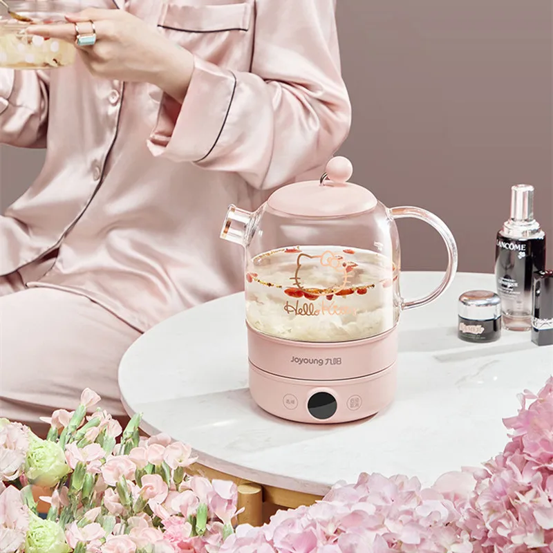Электрический чайник Joyoung 220 В 0 8 л с кастрюлей Hello Kitty | Бытовая техника