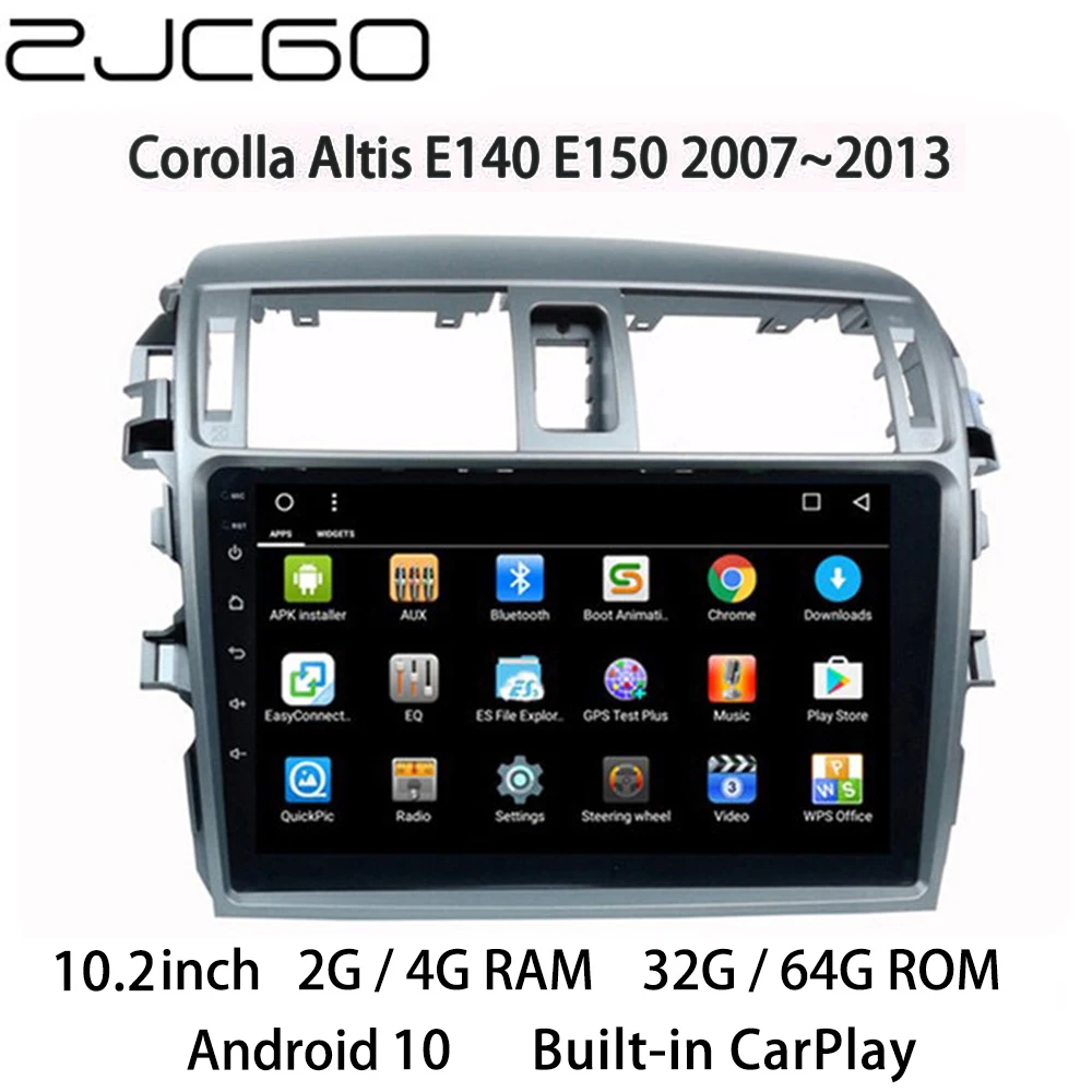 Car Multimedia Player Stereo GPS DVD Radio Navigation NAVI Android Screen Monitor for Toyota Corolla Altis E140 E150 2007~2013