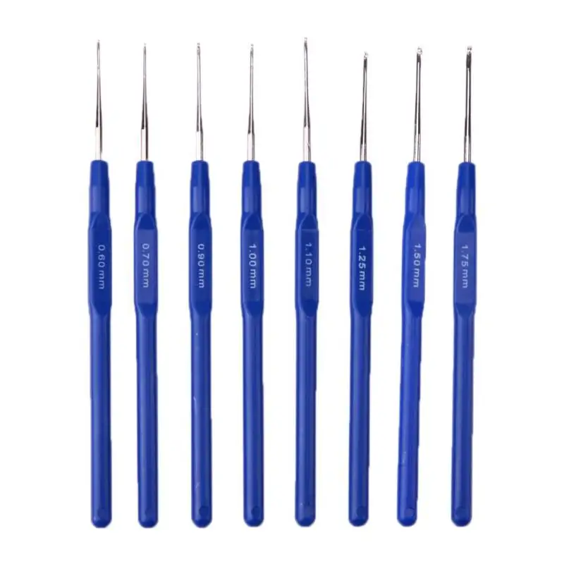 8Pcs 13.6 cm Different Sizes Small Crochet Hooks Needles Stitches Knitting Craft Case Set Home Sewing Accessories | Дом и сад