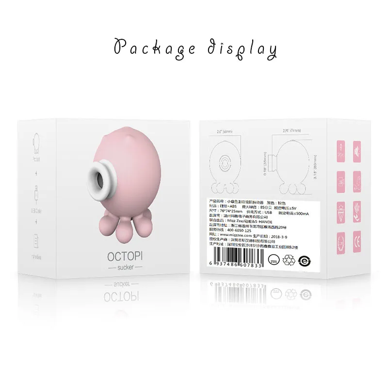 Осьминогов на присосках для клитора Вибратор Секс язык вибрационный сосков