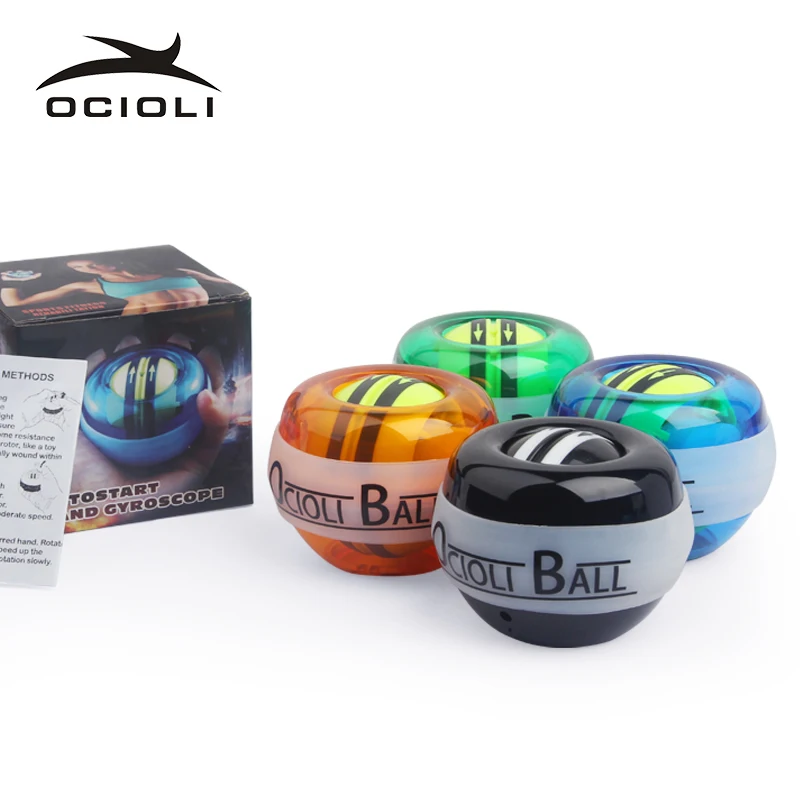 OCIOLI Power Explosion Gyroscrope Force Gyro тренажер для запястья рук и пальцев Pow Ball Hand Spinner фитнес