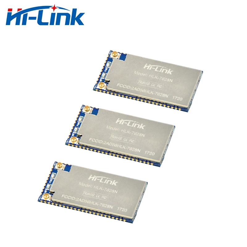 Бесплатная доставка 3 шт. Hi Link модуль Wifi маршрутизатор HLK 7628N Openwrt с 2 антеннами 4G