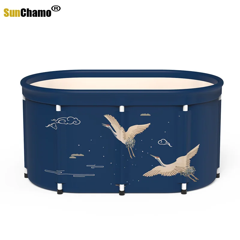 Новая Домашняя портативная Ванна надувная Бесплатная Складная домашняя