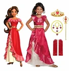 Платье принцессы Елены авалор для девочек, изящный Косплей-костюм на Хэллоуин, детское летнее карнавальное платье, Дисней