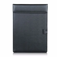 a5 paper file folder pu leather document clipboard for meeting report magnetic drawing writing pad menu clip board