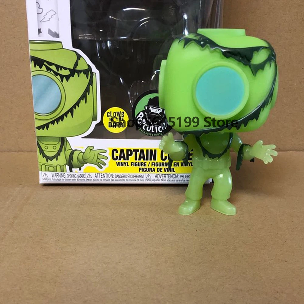 

Scooby-Doo CAPTAIN CUTLER #632 glows in the dark pop with box Vinyl Action Model Toys for Children Birthday gift