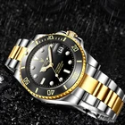 Мужские автоматические механические часы LIGE, деловые, 2021 водонепроницаемые, светящиеся часы для мужчин, нержавеющая сталь 316L, автоматический механизм, 100