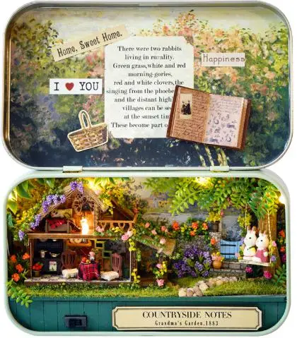 4004 Рождественские подарки Diy коробка Кукольный дом игрушки для детей мебель миниатюрный деревянный Miniaturas кукольный домик подарки на день рождения S903 - Цвет: 4004