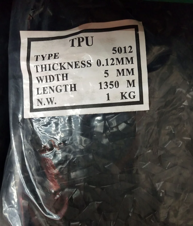 Прозрачная Матовая эластичная лента 60 м ширина 8/10 мм толщина 0 12 высокая