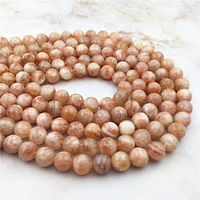 top quality natural 6 8 10mm brazil golden sun crystal beads stone smooth loose round hematite gem diy bracelet necklace jewelry