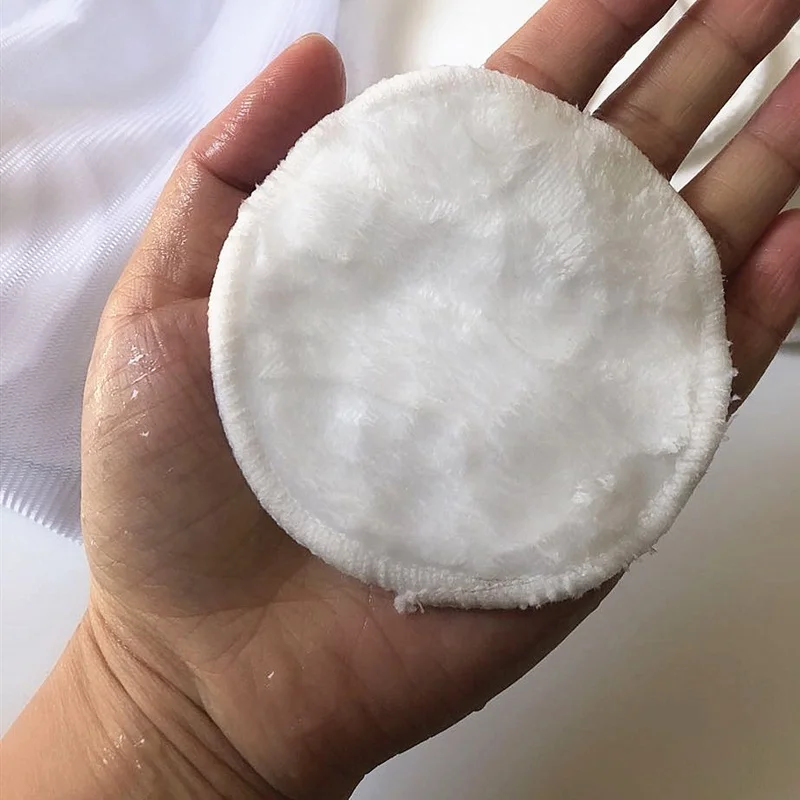 Многоразовые хлопковые подушечки для удаления макияжа 3 шт./компл. моющиеся глаз