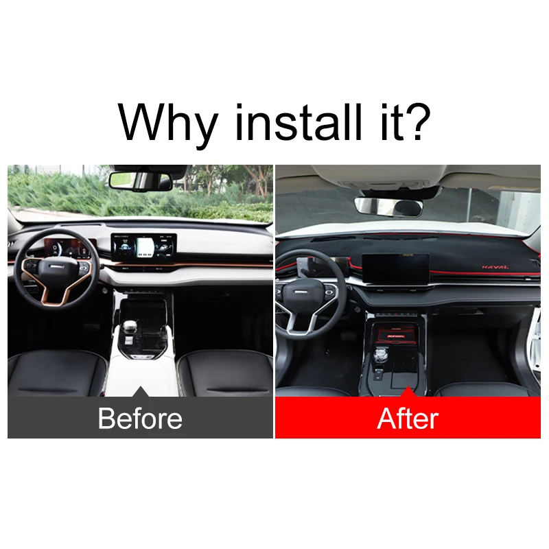 Чехол для приборной панели автомобиля Haval H6 3-го поколения 2021 2022 солнцезащитный