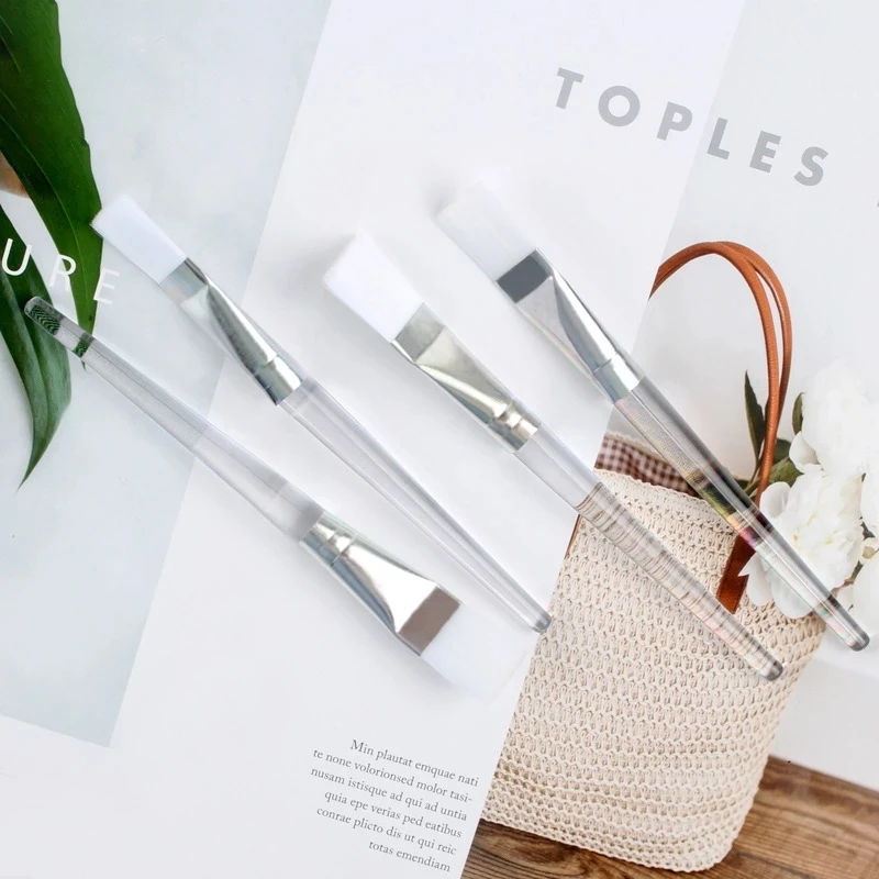 

Mask Brush Transparent Handle Face Mask Mud Mixing Brush Skin Care Cosmetic Applicator Make Up Brushes Cosmetic Beauty Tools