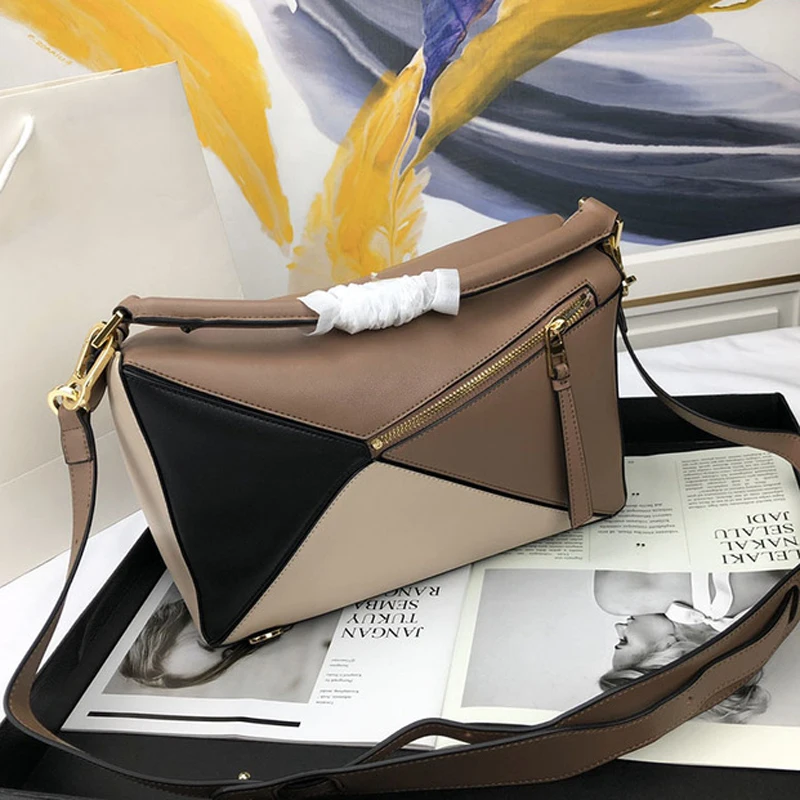 

Сумка на плечо женская из натуральной кожи, саквояж кросс-боди из воловьей кожи, роскошный чемоданчик