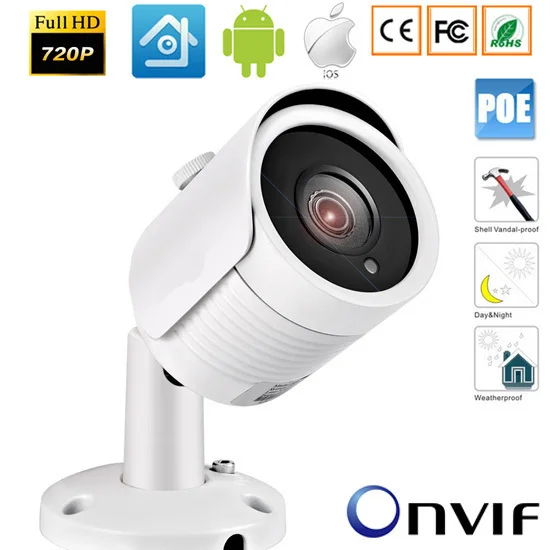 1 0/1 3/2 0 мегапиксельная HD 48 В POE ИК цилиндрическая камера CMOS наружная ONVIF IP H.264