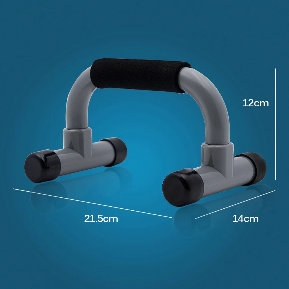 1 PairH Shape Push Up Rack Bar пластиковый серебристый пуш ап устройство силовой тренажер для