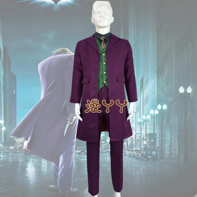 Костюм для косплея Темного рыцаря Джокера костюм из фильма Джокер Хит Ledger