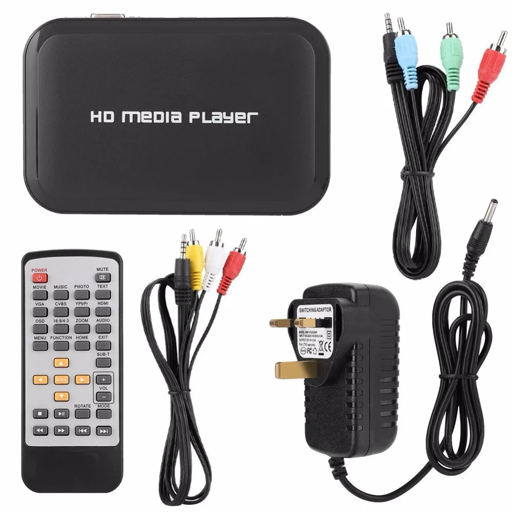 1080P мультимедийный плеер Full HD медиаплеер AV VGA HDMI интерфейсы для выставочных залов, отелей, рекламных компаний и т. Д