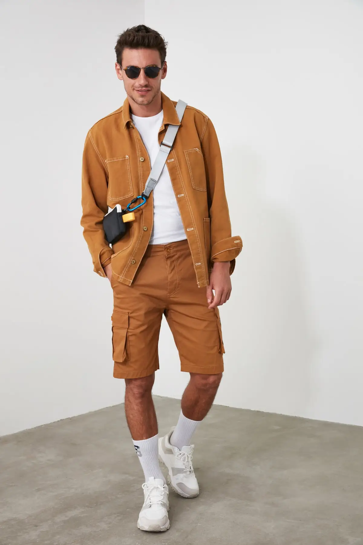 

Trendyol Men 'S Cargo Shorts With Pocket & Bermuda TMNSS20SR0177
