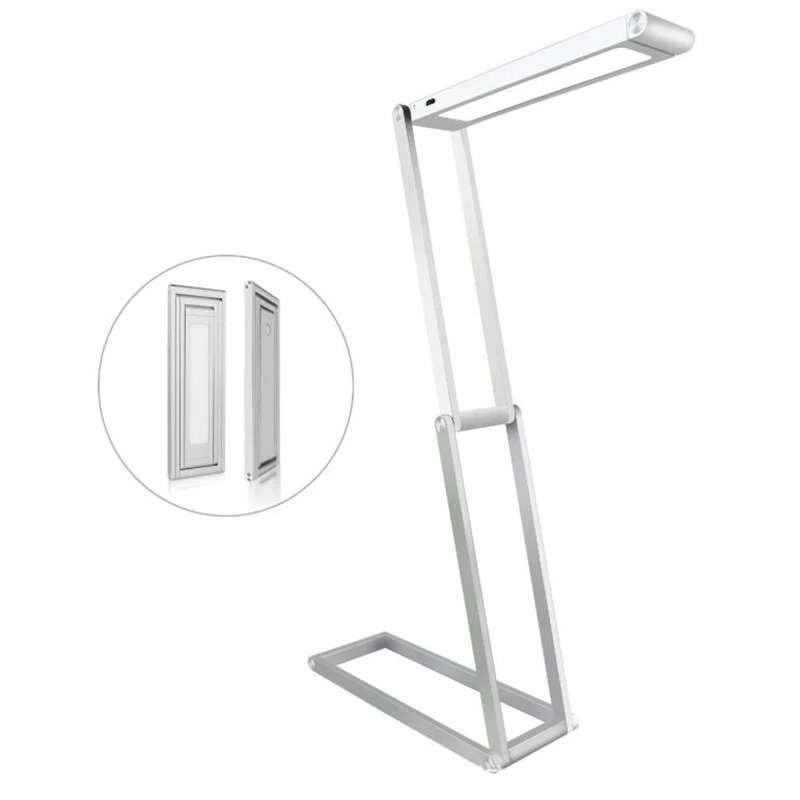 Lukloy складной светодиодный настольная лампа USB перезаряжаемая портативная