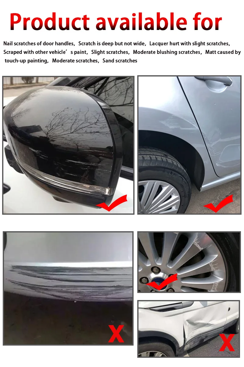 Инструмент для ремонта автомобильных царапин тряпки из наноматериала удаления