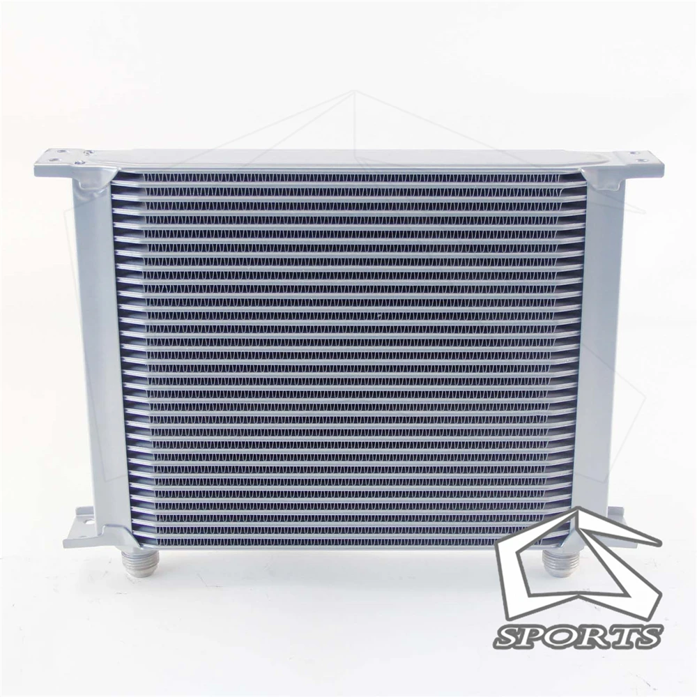 Универсальный 30 рядный масляный радиатор двигателя AN10 с фитингами + 7 дюймов