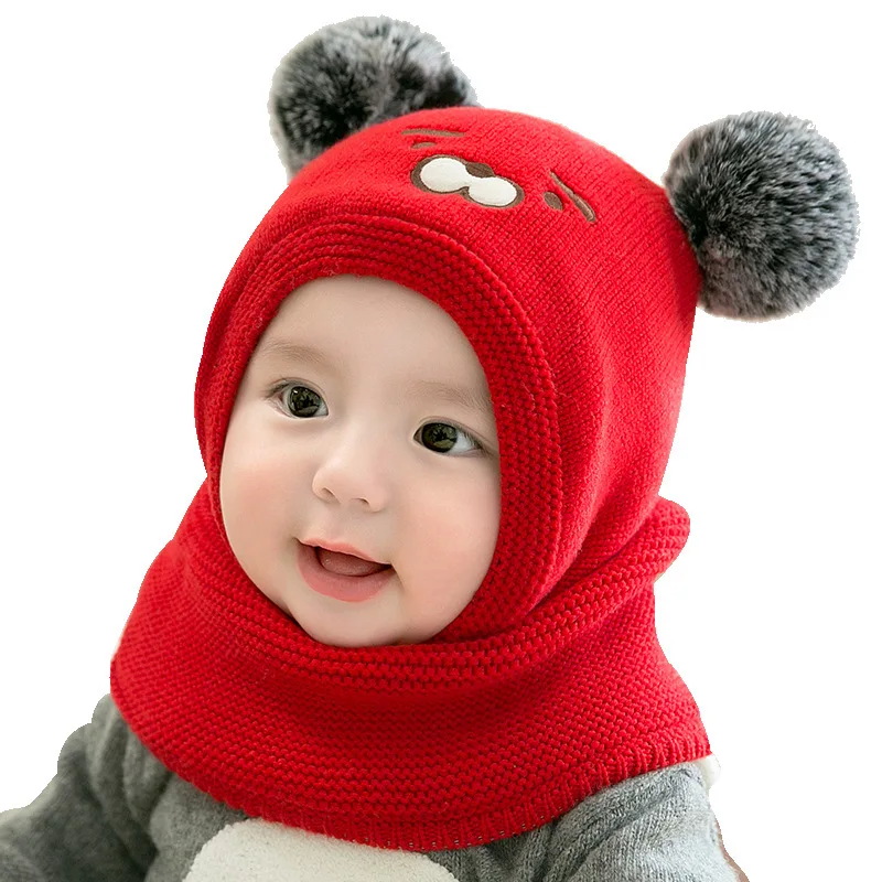 CYSINCOS/Детская шаль с капюшоном для мальчиков и девочек цельные шерстяные шапки С