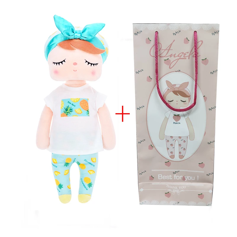 Metoo фрукты Ангела Кролик Кукла Мягкие игрушки плюшевый Арбуз Свежий милый кролик