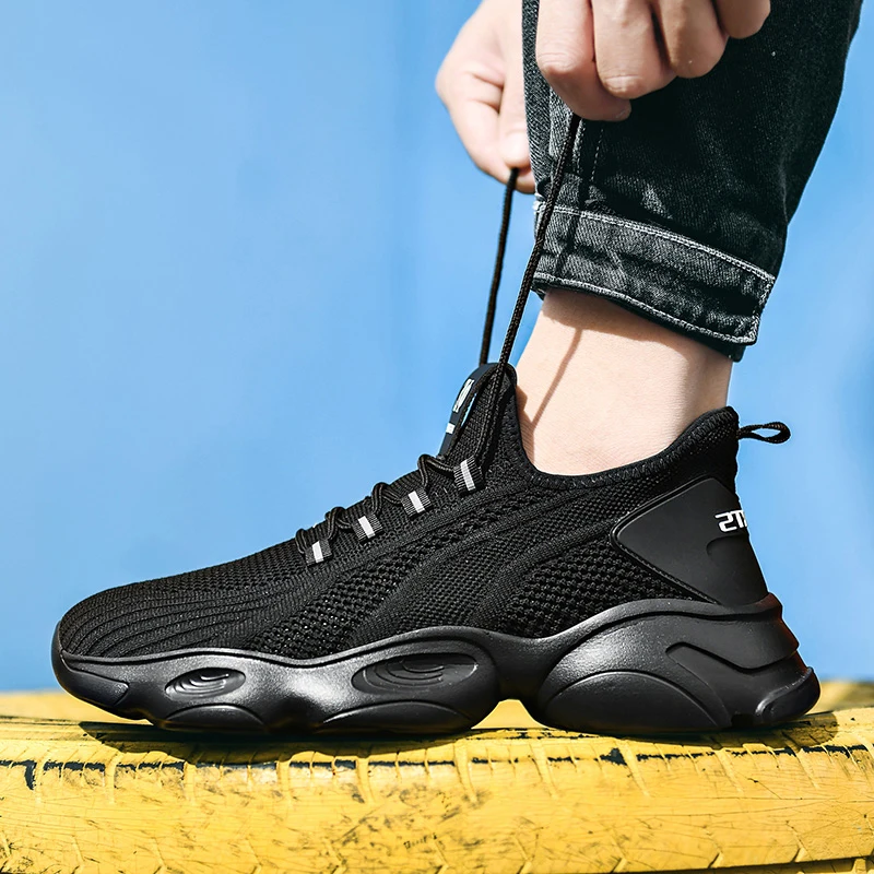 

2021 Brand Air Cushion Running Shoes Men Breathable Mesh Sports Shoes Tennis Sports Shoe Soft Bottom Fashion Shoes Run Shoe Men