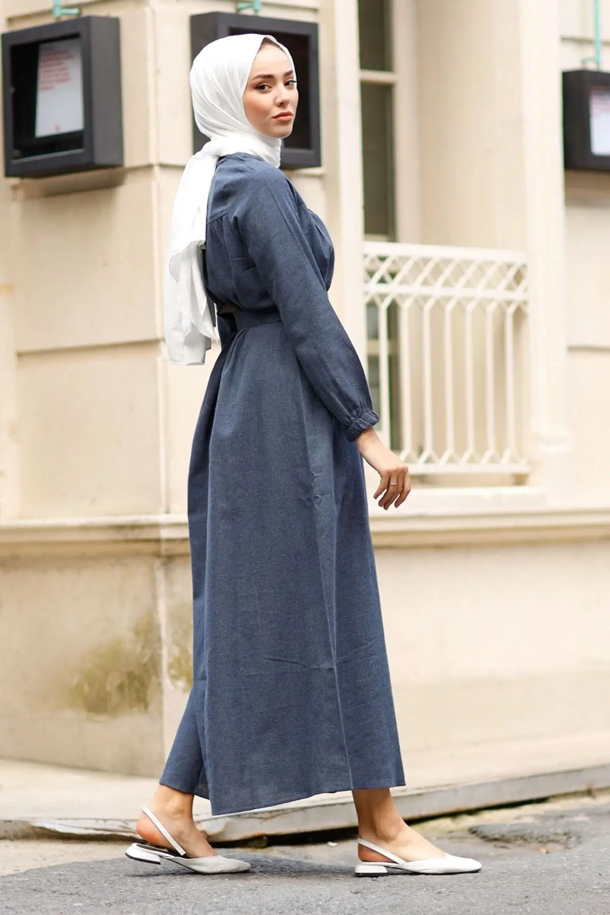 

Ropa Advanced Arched Handle Dress Fashion Muslim Women Hijab Dress