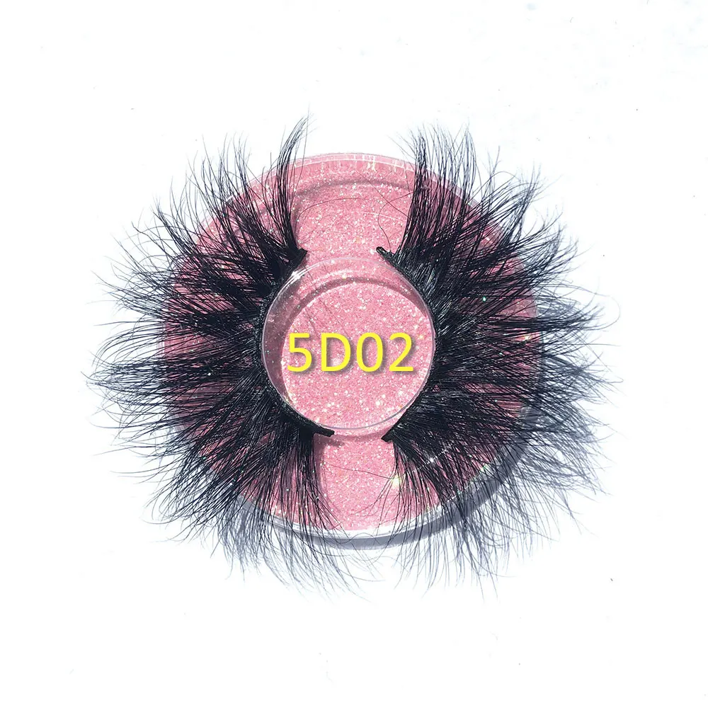 Настоящие норковые ресницы Viplash 25 мм дополнительная длина и пушистые Роскошные