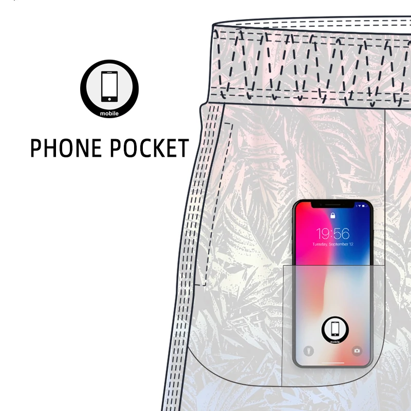 Мужская Новинка 2019 купальный костюм цветная доска шорты для бега сексуальные