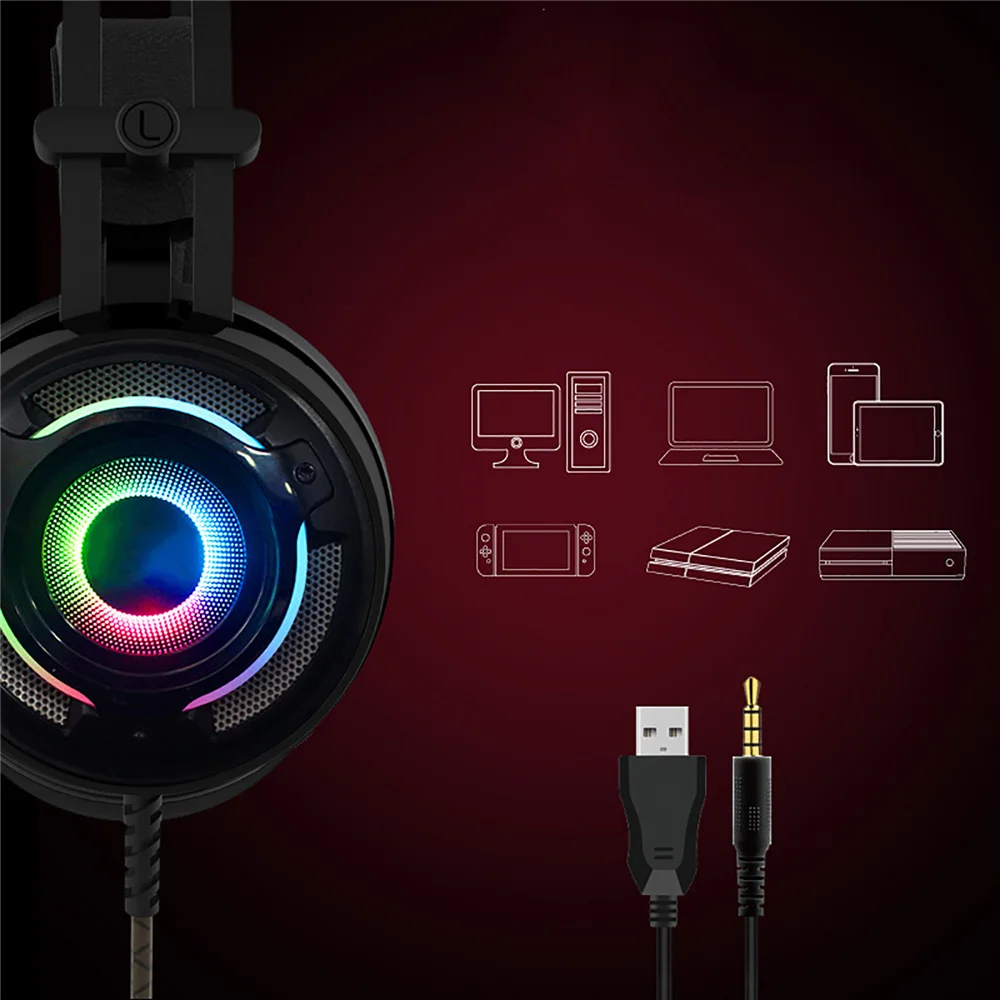 Выдвижная гарнитура игровые наушники с микрофоном для PS4/XBox One/N-Switch/Switch