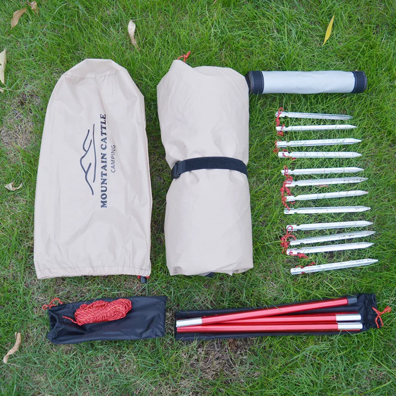 Палатка-пирамида из нейлона легкая 4 сезона с дымоходом | Спорт и развлечения