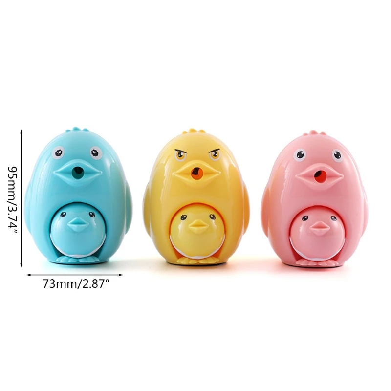 

Portable Detachable Manual Sharpener Fit for hb/2b/Charcoals/Colored Pencils Makeups Pencils Cute Chicken Designs Drop shipping