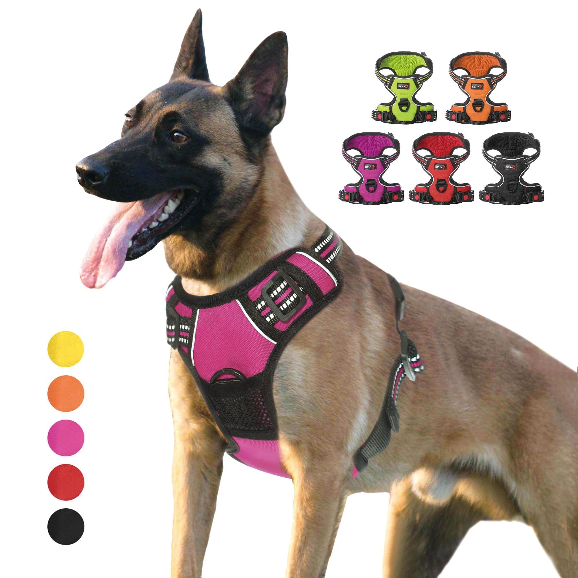 Долговременный Светоотражающий Поводок для собак сверхмощная шлейка собаки