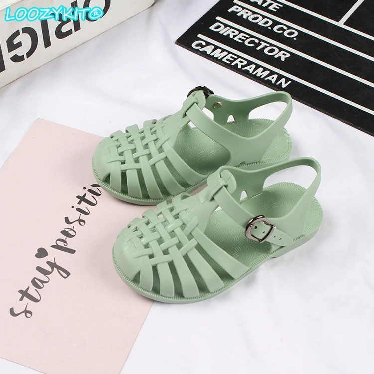 Сандалии Детские мягкие Нескользящие для мальчиков и девочек в римском стиле