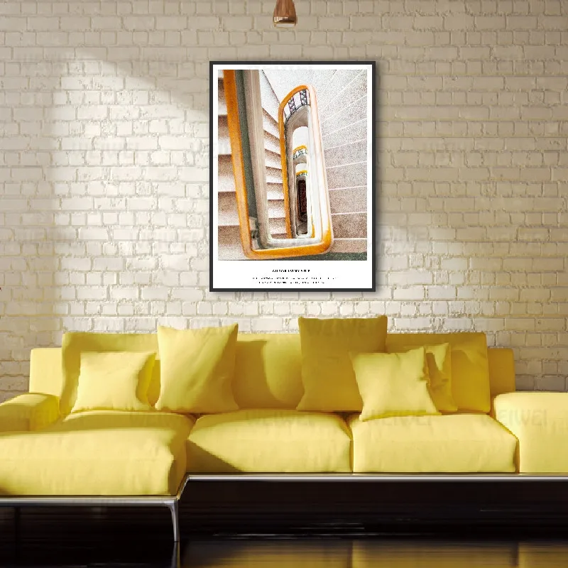 

Nordic Style Spiral Staircase Poster Home Decoration Canvas Painting Hd Printing Bedroom Living Room Wall Art Waterproof Ink
